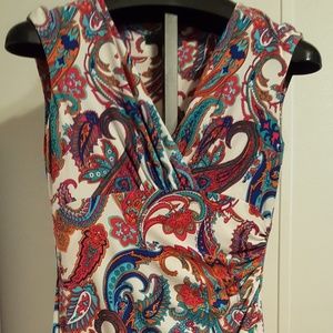 Women's Ralph Lauren size 8 paisley print dress
